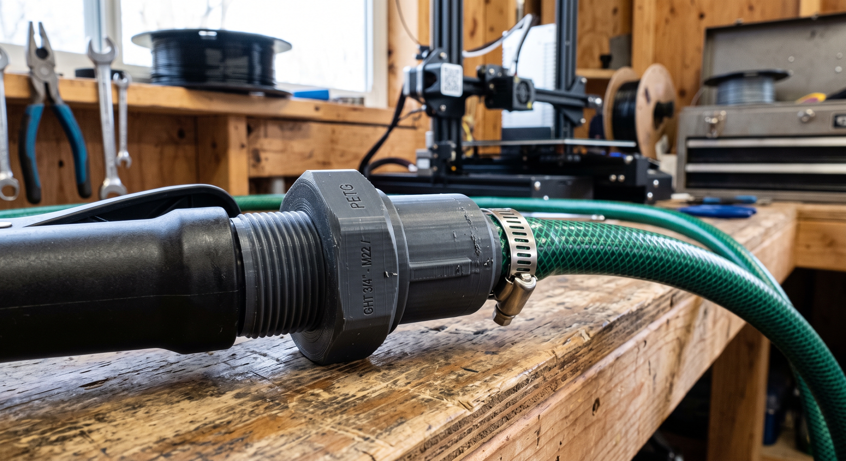 Print: hose adapter