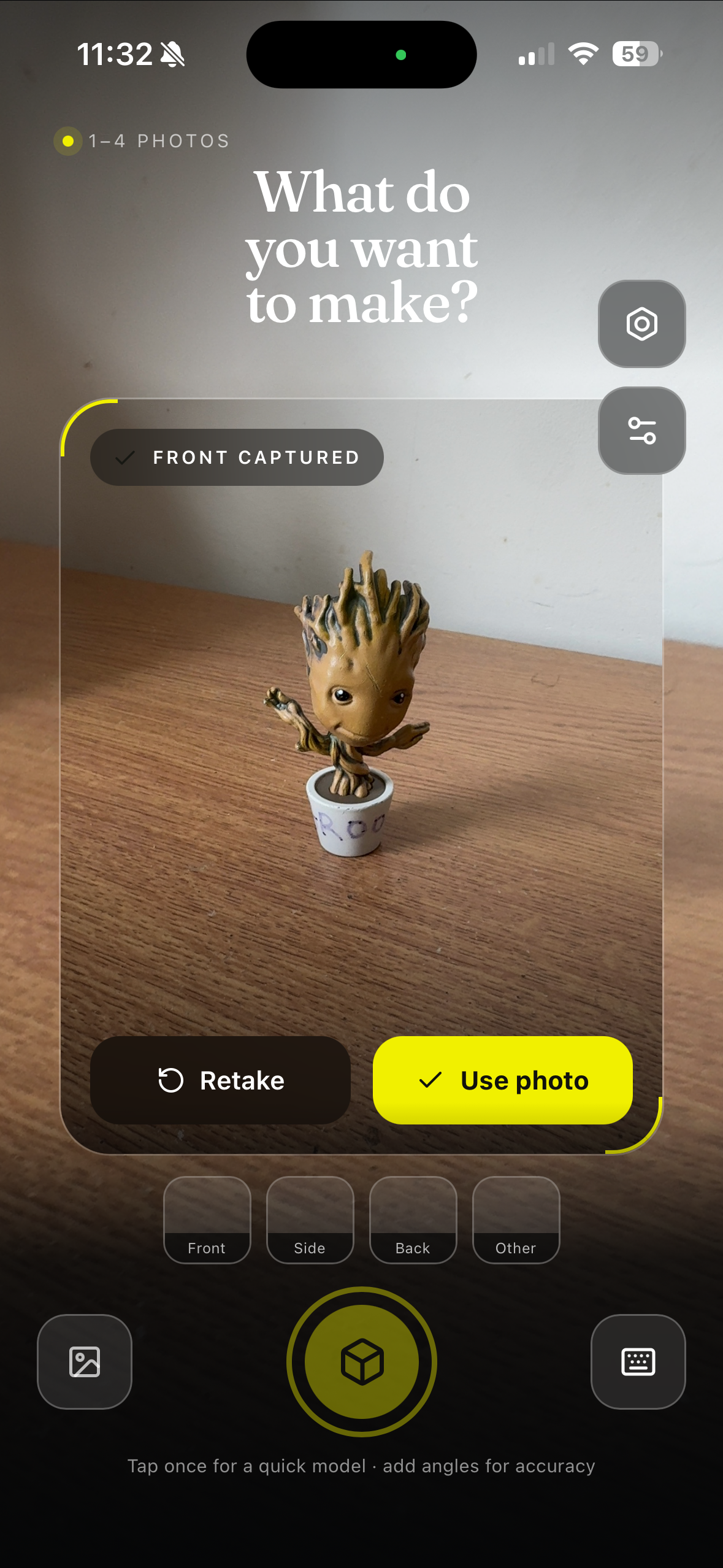 App screen · 3D viewer